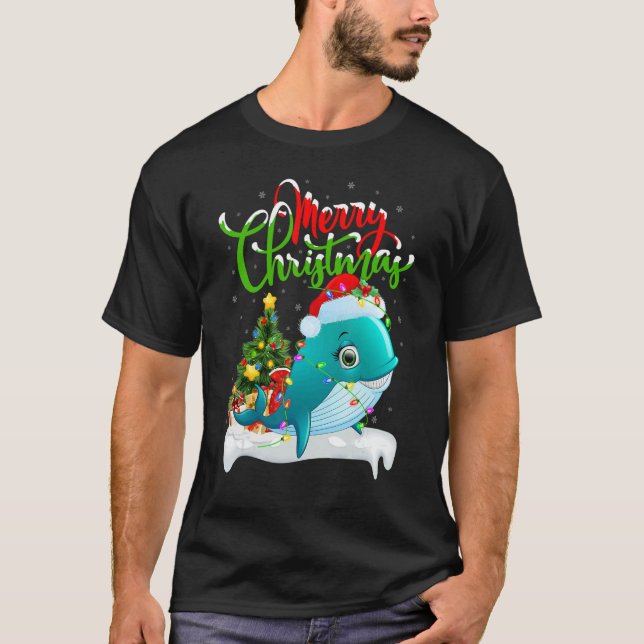 Camiseta Whale Shark   Xmas Decorations Whale Shark Christm (Anverso)
