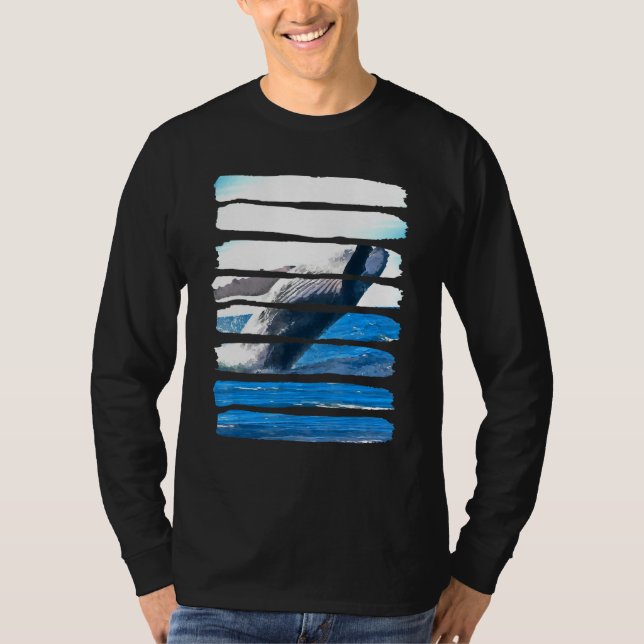 Camiseta Whale Underwater Ocean Sea Nature Animal Leisure F (Anverso)