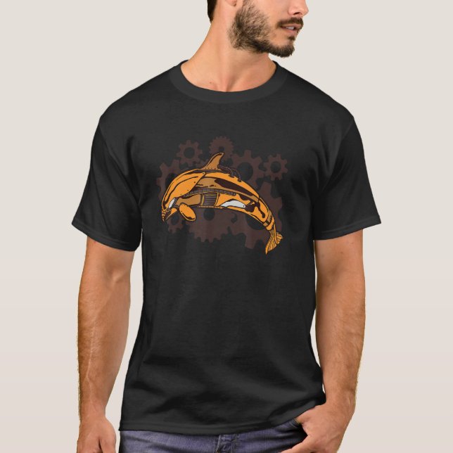 Camiseta Whale underwater world ocean Orca 1 (Anverso)
