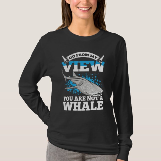 Camiseta Whale Watching For Nature Enthusiast Wildlife Love (Anverso)