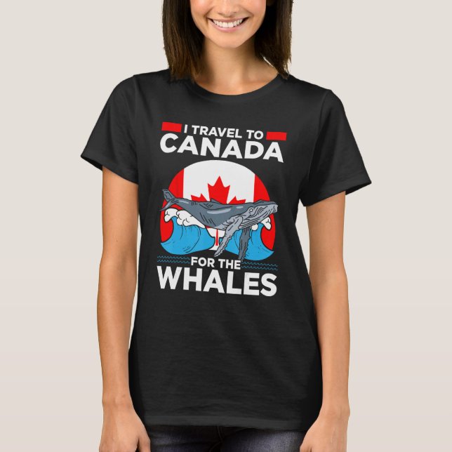 Camiseta Whale Watching For Nature Enthusiast Wildlife  Tou (Anverso)