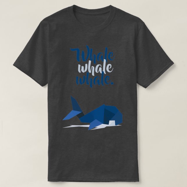 CAMISETA WHALE WHALE WHALE (Diseño del anverso)