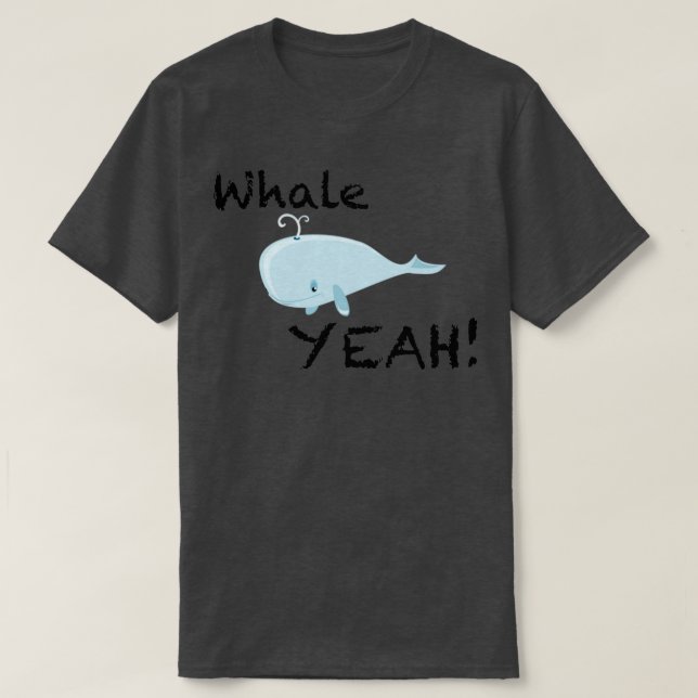 Camiseta Whale Yeah (Diseño del anverso)