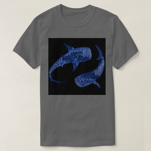 Camiseta Whale Ying y Yang (Diseño del anverso)