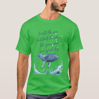 Camiseta Whales Soul Quote gift