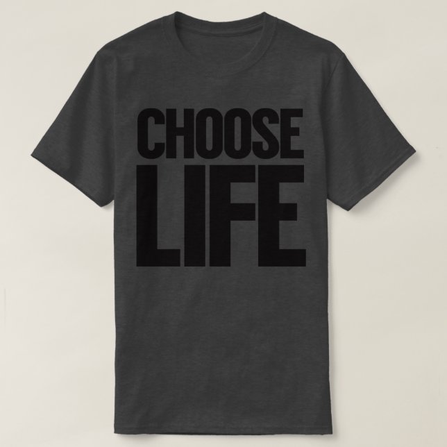 Camiseta WHAM Elegir la vida (Diseño del anverso)