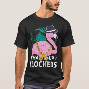 Camiseta Whassup Flockers Verano Gangster Flamingo HipHop B