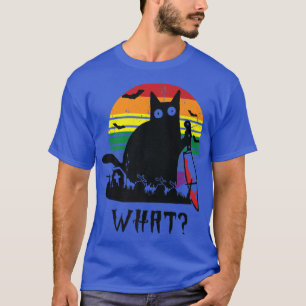Camiseta What Cat Halloween LGBTQ Gay Pride Graphic Premium