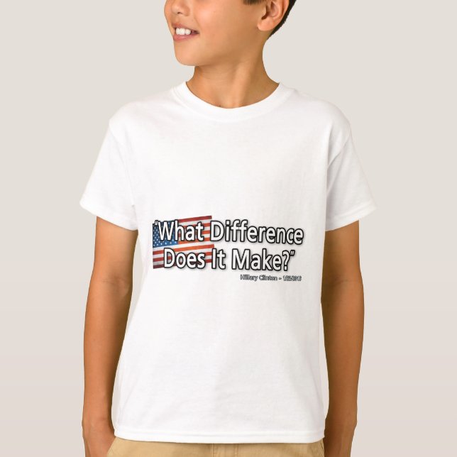 Camiseta What Difference Does It Make (Anverso)