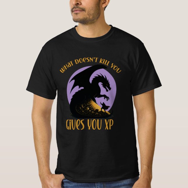 Camiseta What Doesnt Kill You Gives You XP (Anverso)