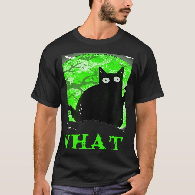 Camiseta What Murderous Cat Holding Knife Halloween Costume (Anverso)