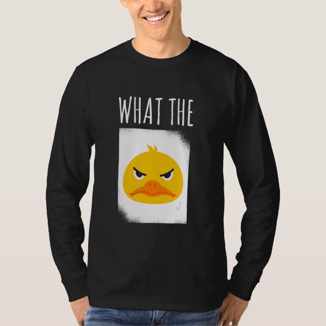 Camiseta What The Duck Duck Morning Grouch Coffee Rubber Du (Anverso)
