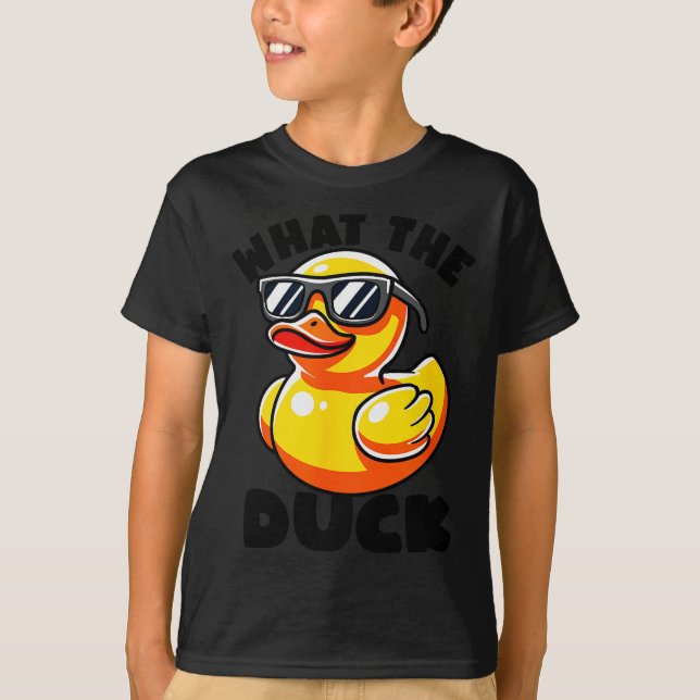 Camiseta What The Duck Owner I Love Ducks Lover Funny Rubbe (Anverso)