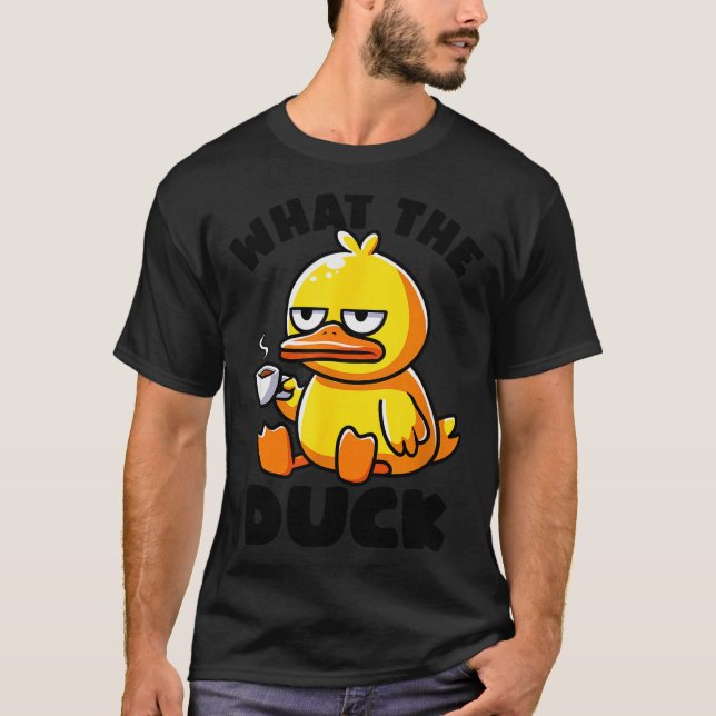 Camiseta What The Duck Owner I Love Ducks Lover Funny Rubbe (Anverso)