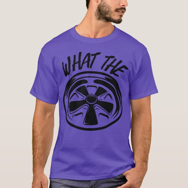 Camiseta What the Fuchs rim aluminum car aircooled retro gi (Anverso)