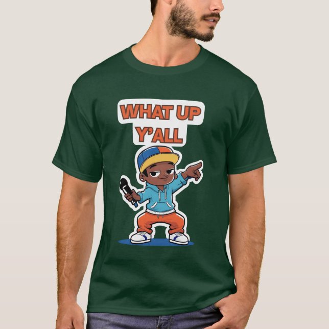 Camiseta What Up Yall gift (Anverso)