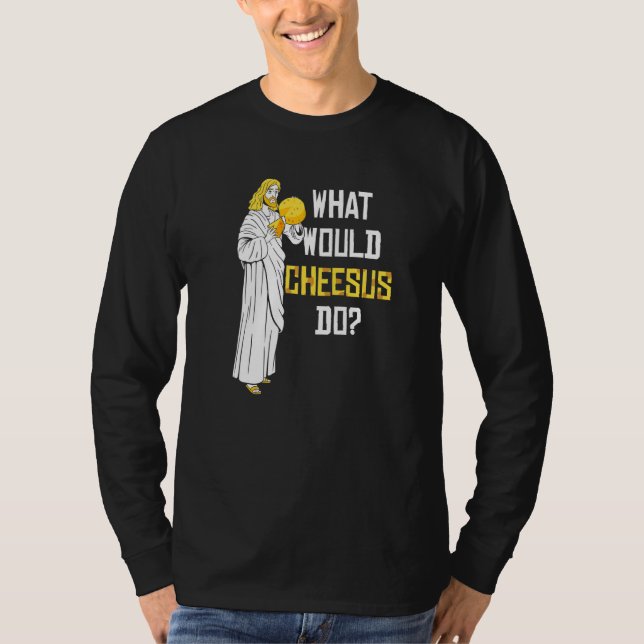 Camiseta What Would Cheesus Do Cheese Lovers Premium_1 (Anverso)