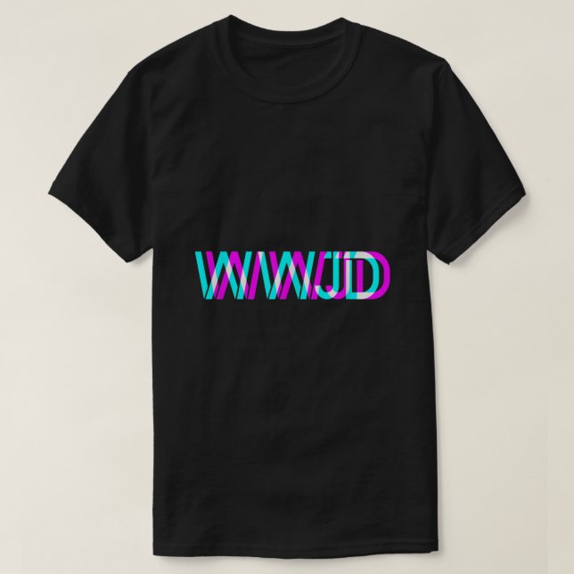 Camiseta What Would Jesus Do WWJD Christian Faith Believer  (Diseño del anverso)