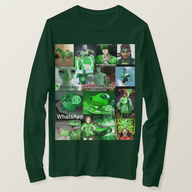 Camiseta whatapp (Anverso del diseño)