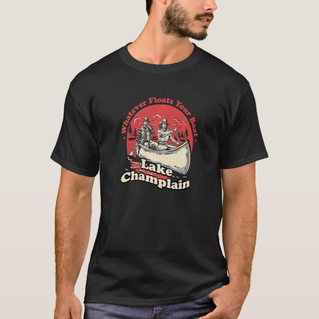 Camiseta Whatever Floats Your Boat Lake Champlain Sayings N (Anverso)