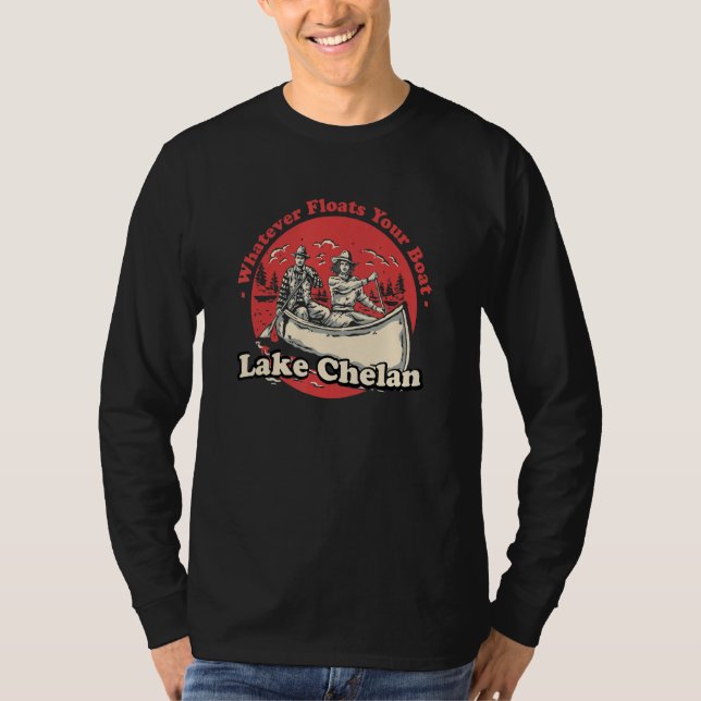 Camiseta Whatever Floats Your Boat Lake Chelan Sayings Wash (Anverso)