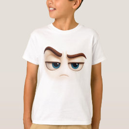 Camiseta Whatever… grumpy blue eyed face teen attitude