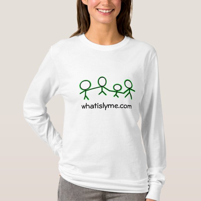 Camiseta whatislyme.com Lyme Awareness Hoodie (Anverso)