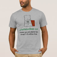 Whatisnuclear.com nuclear ahorra a T-shir de los