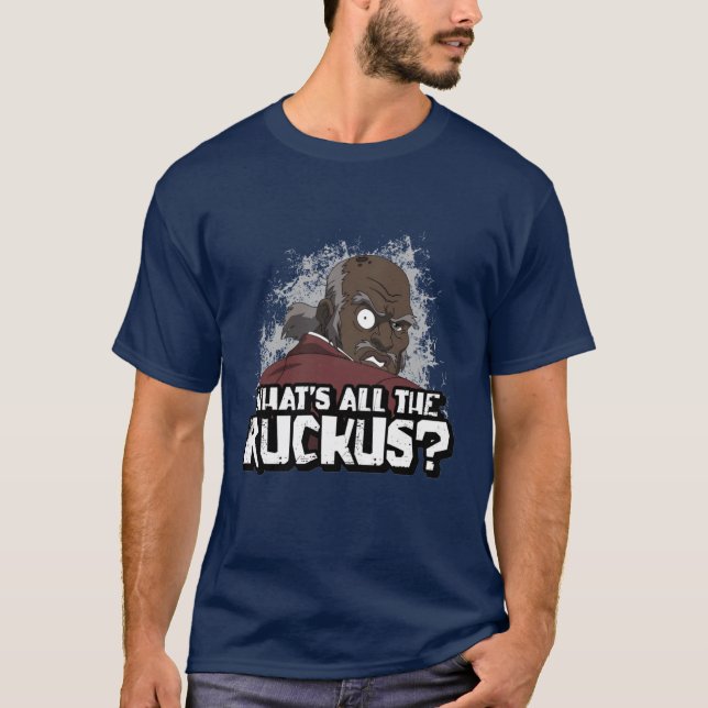 Camiseta Whats all the Ruckus quotehe Freeman fromhe boondo (Anverso)
