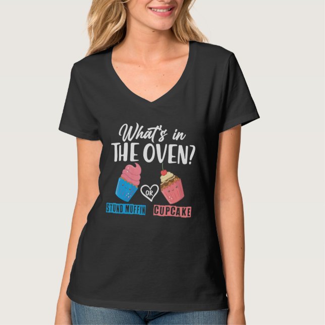 Camiseta What's in the oven Stand muffin or cupcake 1 (Anverso)