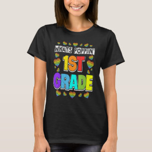 Camiseta Whats Poppin 1º Grado Fidget Pop It First D