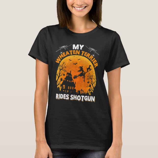 Camiseta Wheaten Terrier Rie Shotgun Wheaten Terrier Dog H (Anverso)