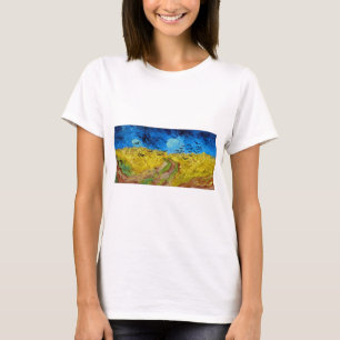 Camiseta Wheatfield con cuervos, Van Gogh