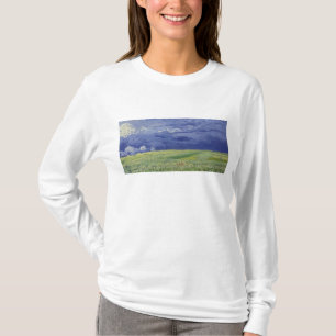 Camiseta Wheatfields de Vincent van Gogh el   debajo de la