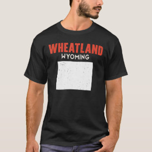 Camiseta Wheatland Wyoming Estados Unidos de América Viaje 