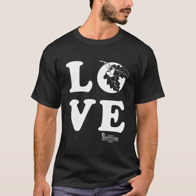 Camiseta Wheaton Montessori Love (Anverso)