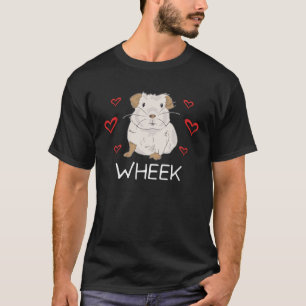 Camiseta Wheek Cute Guinea Mascota de amor al cerdo