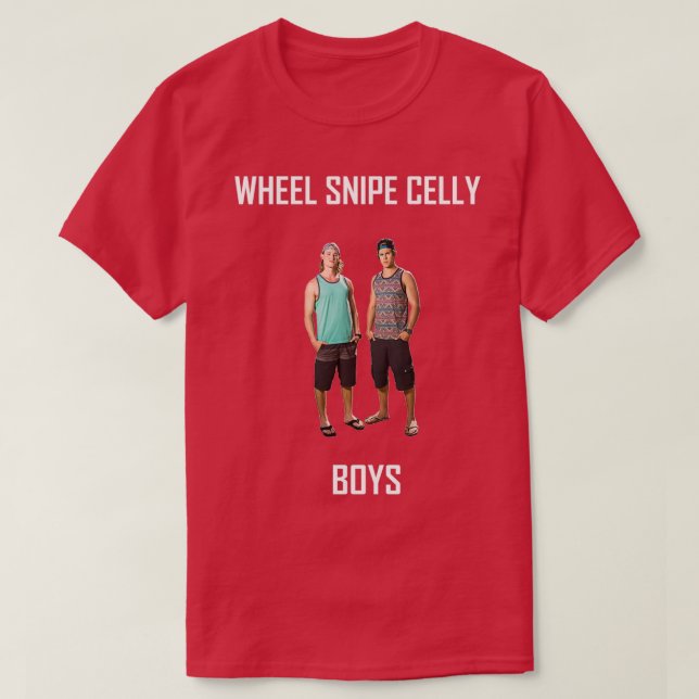 Camiseta Wheel Snipe Celly Boys (Diseño del anverso)