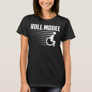 Camiseta Wheelchai, persona discapacitada divertida con mod