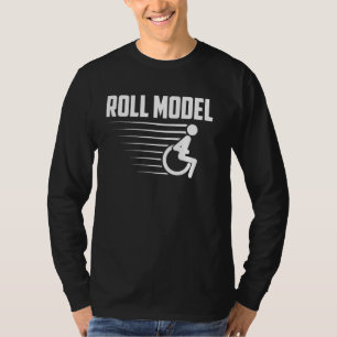 Camiseta Wheelchai, persona discapacitada divertida con mod