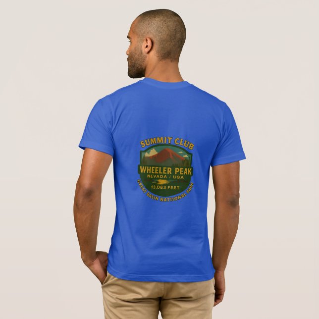 Camiseta Wheeler Peak / Great Basin National Park T-Shirt 2 (Reverso completo)