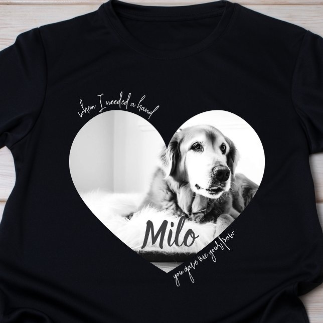 Camiseta When I Needed a Hand You Gave Me Your Paw Dog (Subido por el creador)