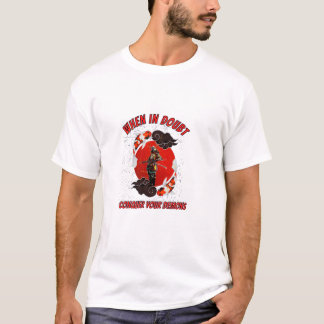 Camiseta When in doubt, conquer your demons