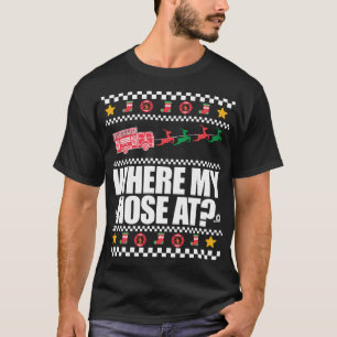 Camiseta WHERE MY HOSE AT FIREFIGHTER Ugly Christmas Sweate