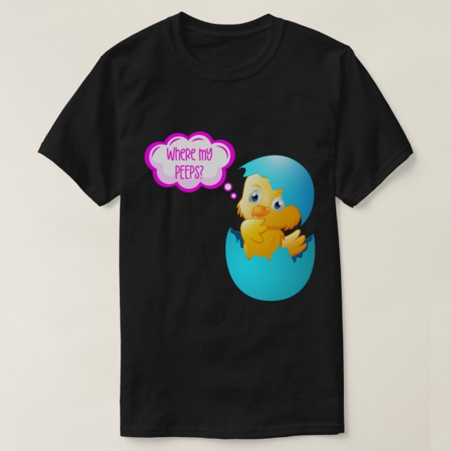 Camiseta Where My Peeps (on Pink)   (Diseño del anverso)