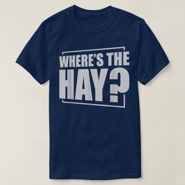 Camiseta Wheres The Hay Guinea Pig Guinea Lover  (Diseño del anverso)