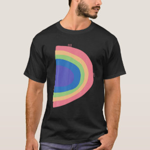 Camiseta Whimsical Alphabet Letter-D Typography Character-D