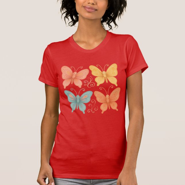 Camiseta Whimsical Butterflies  (Anverso)