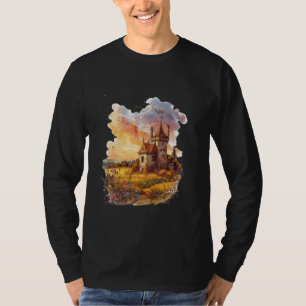 Camiseta Whimsical Castle Fairytale Art Fantasy