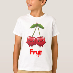 Camiseta Whimsical Cherry Friends - Pegatinas personalizado